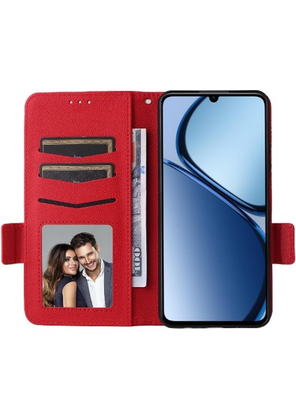 Realme C63 4g Için Flip Case Pu Deri Cüzdan Manyetik Yan Toka Kartı (Yurt Dışından) fırsatları