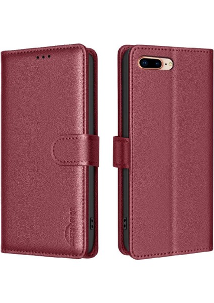 IPhone Se 2020/2022 Cüzdan Pu Deri Manyetik Rfıd Engelleme Için Flip Case (Yurt Dışından)