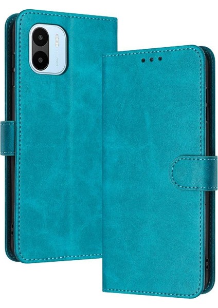 Xiaomi Redmi A1 Için Flip Case/a2 ile Saf Renk Kickstand Pu Deri (Yurt Dışından)