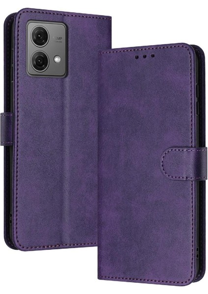 Motorola Moto G84 5g Kickstand ile Toka Pu Deri ile Flip Case (Yurt Dışından)