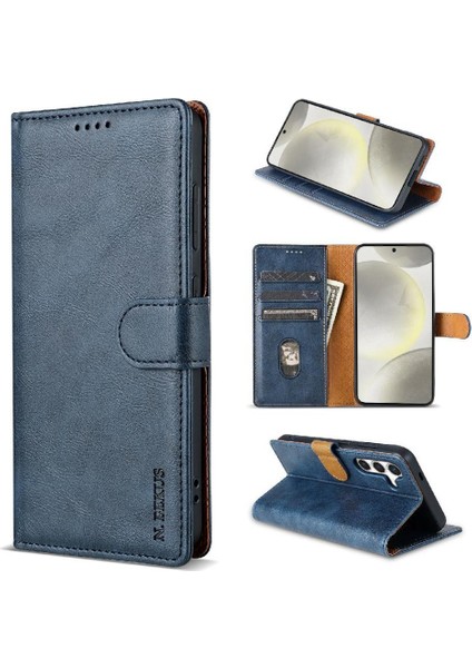 Samsung Galaxy A04 Çift Katmanlı Koruma Için Flip Case Yan Cep Anti (Yurt Dışından)