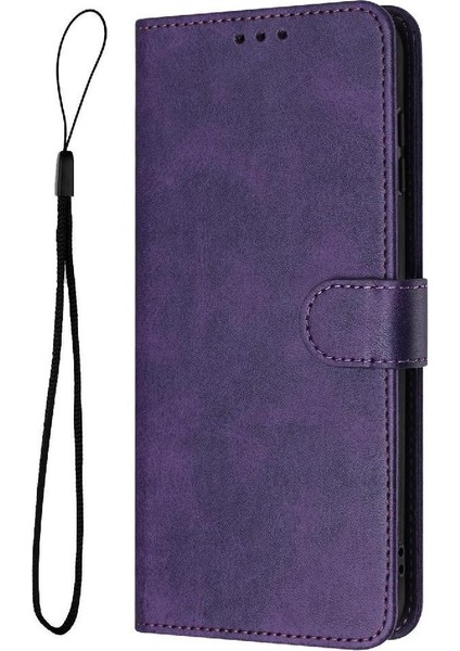 Xiaomi Redmi Için Flip Case 12 4g/5g Toka Pu Deri ile Saf Renk (Yurt Dışından)