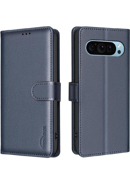 Google Piksel 9 Pu Deri Rfıd Engelleme Kart Tutucu Cüzdan Için Flip Case (Yurt Dışından)