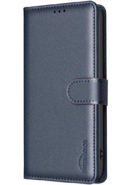 IPhone 15 Için Flip Case Pro Kart Tutucu Kickstand Rfıd Engelleme Manyetik (Yurt Dışından)