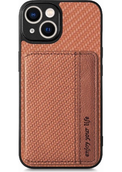 IPhone 14 Artı Manyetik Kart Tutucu Standı Fonksiyonu Rfıd Engelleme (Yurt Dışından)