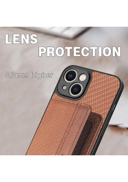 IPhone 14 Artı Manyetik Kart Tutucu Standı Fonksiyonu Rfıd Engelleme (Yurt Dışından)