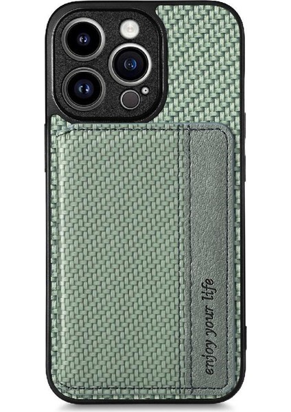 IPhone 13 Için Kılıf Pro Komple Kamera Güvenlik Standı Fonksiyonu Manyetik Kart (Yurt Dışından)
