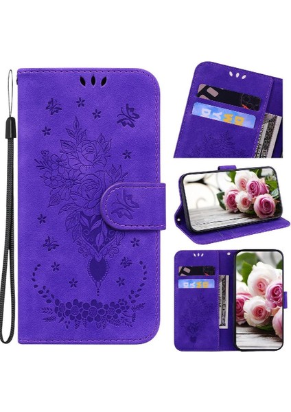 Onur Magic6 Pro Flip Pu Deri Kapak Için Kılıf Kart Yuvaları Cüzdan Kılıf (Yurt Dışından)