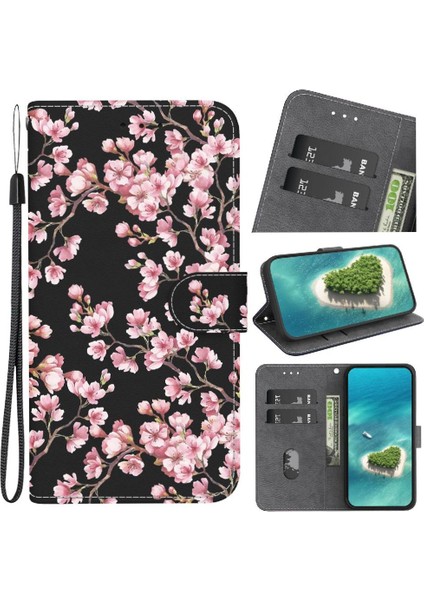 Motorola Moto E14 Cüzdan Kart Yuvaları Manyetik Kapatma Pu Deri Kılıf (Yurt Dışından) indirimleri