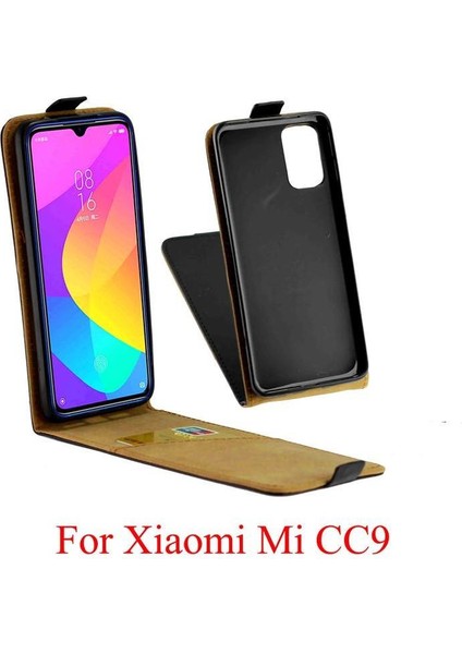 Xiaomi Mi Cc9 Koruyucu Kapak Için Dikey Flip Case Kart Yuvası Tpu Tarzı (Yurt Dışından)