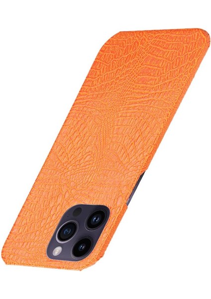 Şık Klasik Kılıf IPhone 14 Pro Max Klasik Timsah Moda Kapak (Yurt Dışından)