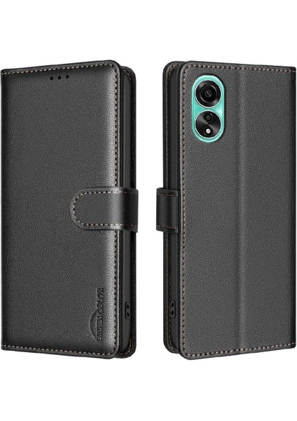 Oppo A78 4g Kart Tutucu Kickstand Pu Deri Cüzdan Rfıd Için Flip Case (Yurt Dışından) indirimleri