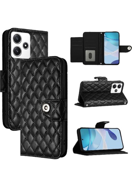 Xiaomi Redmi Için 12 4g/5g Kart Tutucu Cüzdan Kapak Bilek Şeridi (Yurt Dışından)