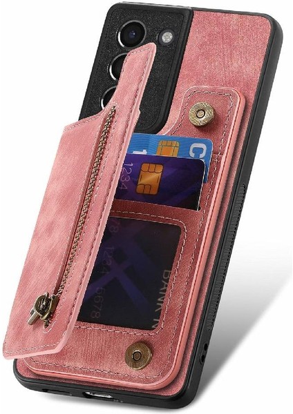 Samsung Galaxy S21 Artı Vintage Fermuar Cüzdan Katlanabilir Arka Kapak (Yurt Dışından) fiyatları