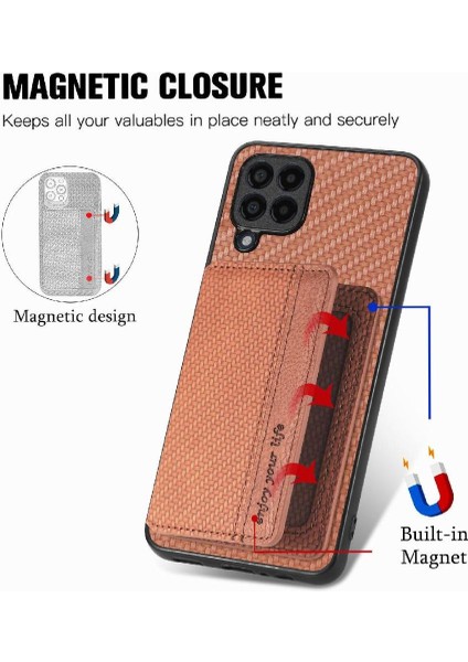 Samsung Galaxy M33 5g Rfıd Engelleme Manyetik Kart Tutucu Komple (Yurt Dışından)