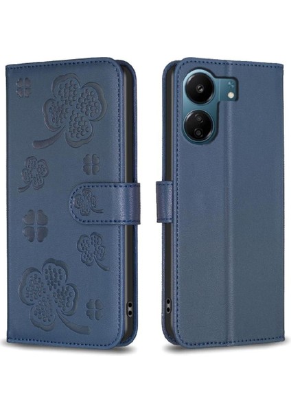 Xiaomi Poco C65 Kart Yuvaları Tutucu Kickstand Pu Deri Için Flip Case (Yurt Dışından)