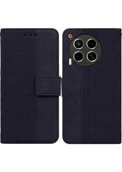 Tecno Camon Için Flip Case 30 4g/5g Flip Folio Kickstand Özelliği Cüzdan Pu (Yurt Dışından)