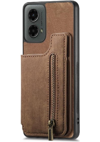 Motorola Moto G 2024 Için Kılıf Standı Fonksiyonu Katlanabilir Arka Kapak Vintage (Yurt Dışından) indirimleri