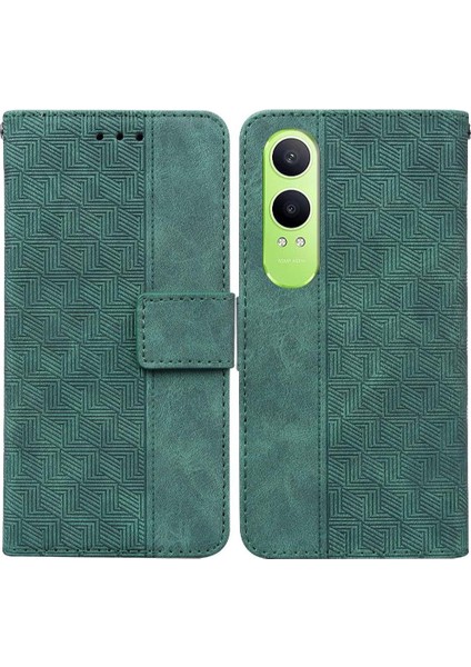 Oneplus Nord Ce4 Lite 5g Kickstand Özelliği Için Flip Case Geometrik Cüzdan (Yurt Dışından)