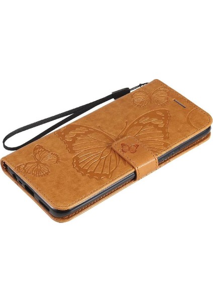 Realme Için Flip Case 8 4g/8 Pro Kart Yuvası Standı ile Flip Kickstand Pu (Yurt Dışından)