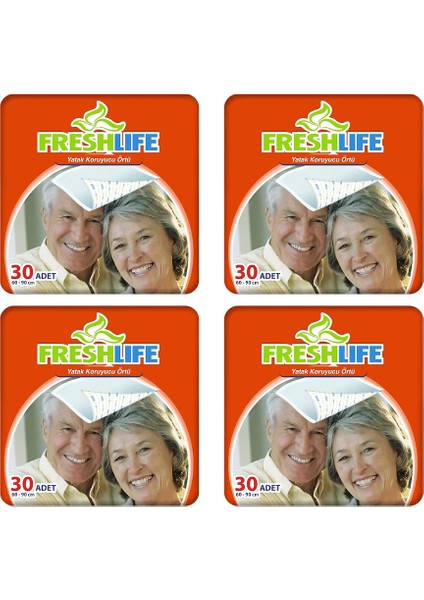 Serme Bez (Hasta Alt Bezi) Freshlife Yatak Koruyucu 60X90 120 Adet