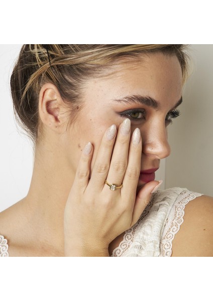 Baget Taşlı Tek Taş Yüzük fırsatları