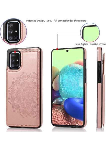 Samsung Galaxy A71 4g Flip Darbeye Pu Için Kart Tutucu Kılıf ile Cüzdan (Yurt Dışından) fiyatları