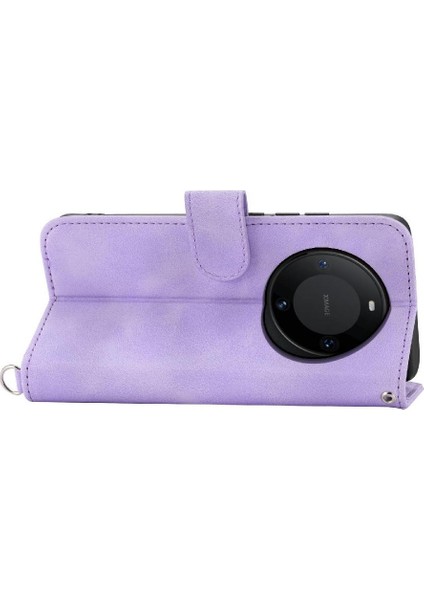 Huawei Mate 60 Pro Için Flip Case Kabartmalı Darbeye Çoklu Kredi Kartı (Yurt Dışından)