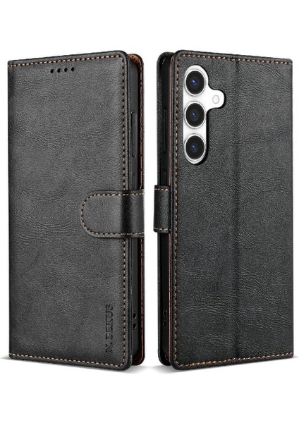Samsung Galaxy A34 Manyetik Kapatma Yan Cep Kart Yuvaları Için Flip Case (Yurt Dışından) fırsatları