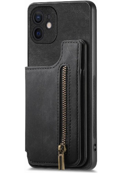 IPhone 11 Için Kılıf Vintage Fermuar Cüzdan Standı Fonksiyonu Katlanabilir Arka Kapak (Yurt Dışından) fiyatları