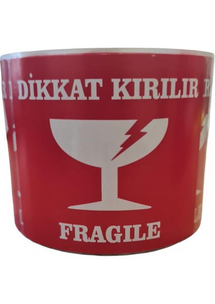 Dikkat Kırılır Etiketi 2000 Adet