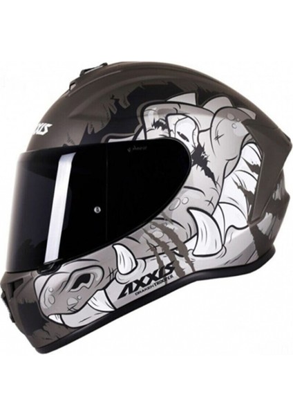 Axxıs Draken S Trooper D2 Mat Mat Gri