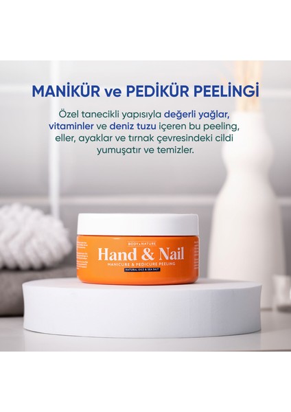 Body&Nature Hızlı Kolay El Tırnak Manikür Ve Pedikür Peelingi 300 g