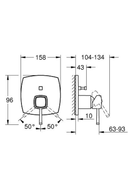 Grandera Ankastre Banyo / Duş Bataryası - 24260000 fırsatları