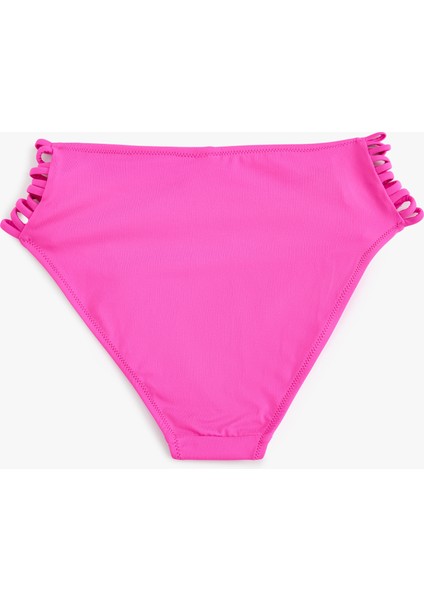 Yüksek Bel Bikini Altı Yanları Ipli Astarlı