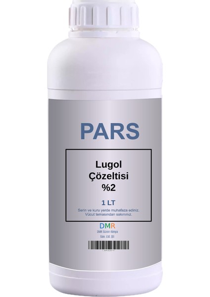 Lugol Çözeltisi %2 1 Lt