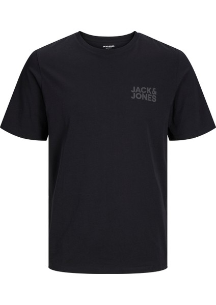 Jack & Jones Yazılı Erkek Bisiklet Yaka Tişört 12151955