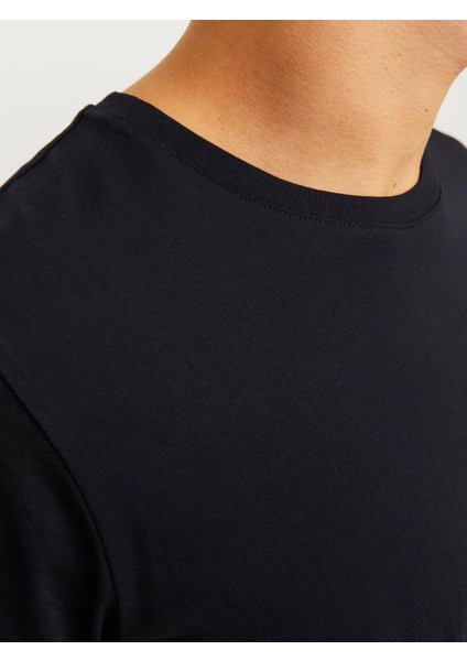 Jack & Jones Yazılı Erkek Bisiklet Yaka Tişört 12151955