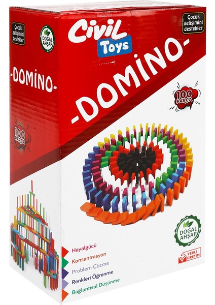 Civil Toys 100 Parça Domino Oyunu