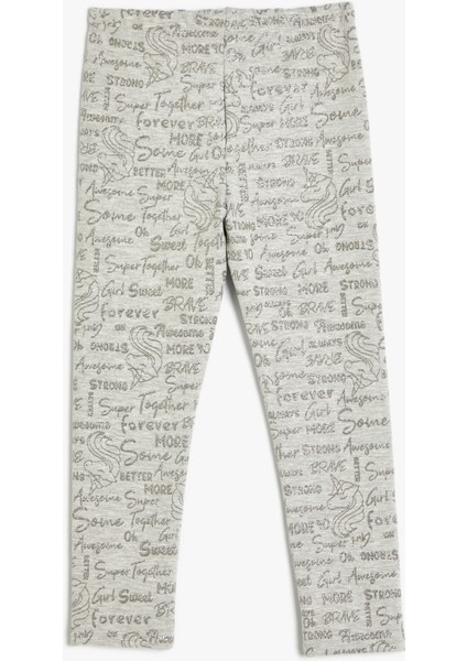 Tayt Unicorn Baskılı Beli Lastikli fiyatları