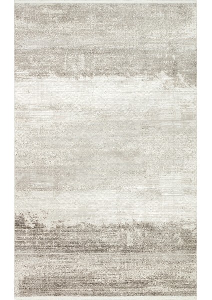 Roma RM02 Cream Grey Viskon ve Polyester Ile Üretilen Modern ve Şık Salon Halısı