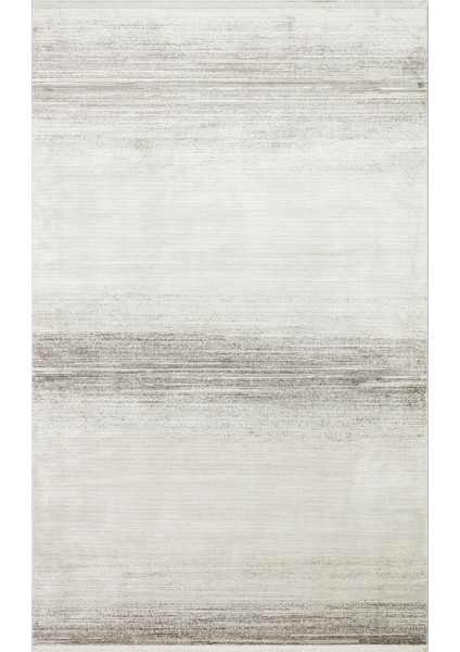 Roma RM01 Cream Grey Viskon ve Polyester Ile Üretilen Modern ve Şık Salon Halısı