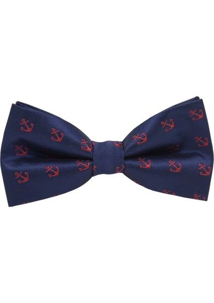 Çapa Desenli Lacivert Papyon