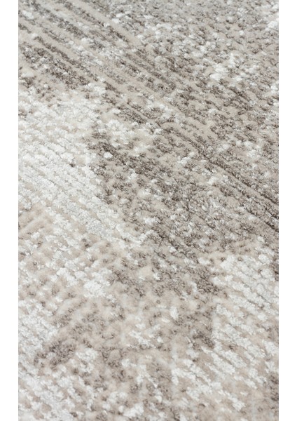 Roma RM02 Cream Grey Viskon ve Polyester Ile Üretilen Modern ve Şık Salon Halısı fırsatları