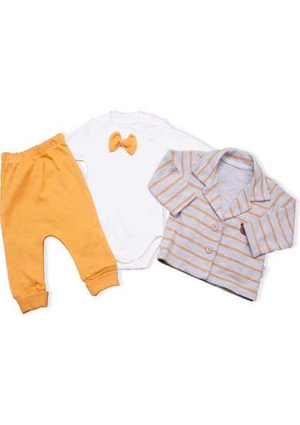 Papyon Ceketli 3 Lü Bebek Takım
