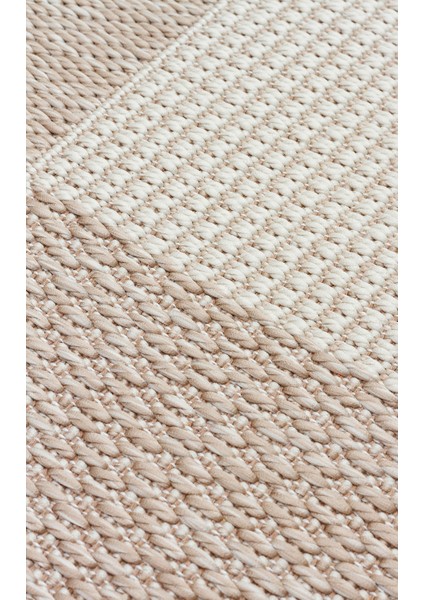 Mono Mno 01 Beige Yumuşak Dokulu Makinede Yıkanabilir Sisal Görünümlü Üst Kalite Kilim