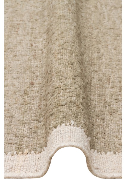 Lhasa 01 Mint Cream Yün ve Jüt Ile Üretilen El Dokuma Hasır Tarz Modern Kaliteli Halı modelleri