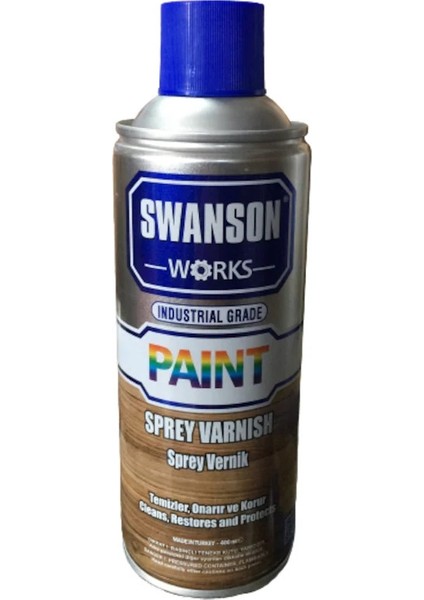 Swanson Works Sprey Parlak Vernik 400 ml