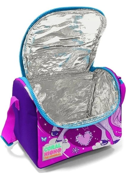Kids Unicorn Desenli Mor Pembe Üç Bölmeli Çekçekli Okul Sırt Çantası 3'lü Set 3SET23908 indirimleri