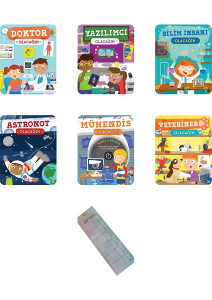 Meslekler ve Gerekleri - Olacağım Serisi Stem 6 Kitap - Okuma Takip Ayracı